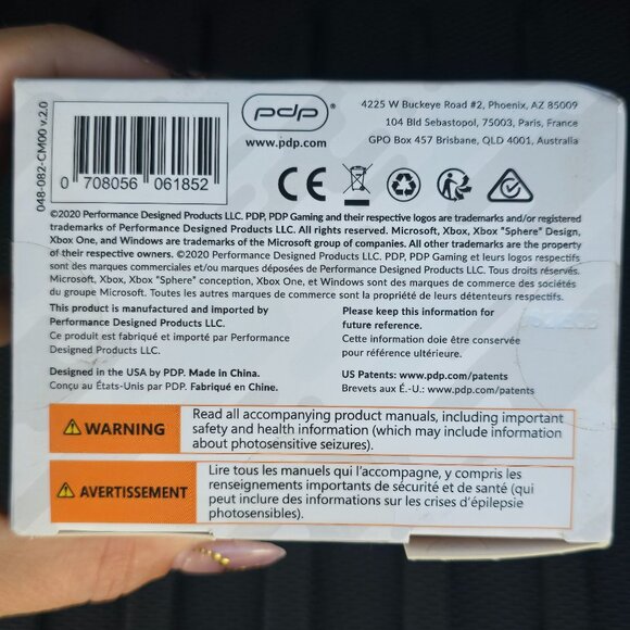 Xbox One & Windows PDP Gaming Wired Controller Stealth Series Phantom Black Dual - Picture 4 of 7